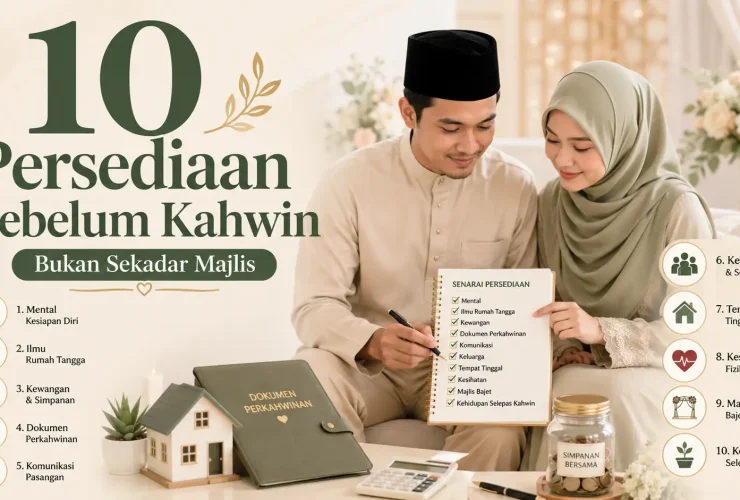 Persediaan Sebelum Kahwin Bukan Sekadar Majlis: 10 Perkara Penting Sebelum Nikah