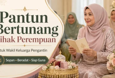 Pantun Bertunang Pihak Perempuan untuk Wakil Keluarga Pengantin