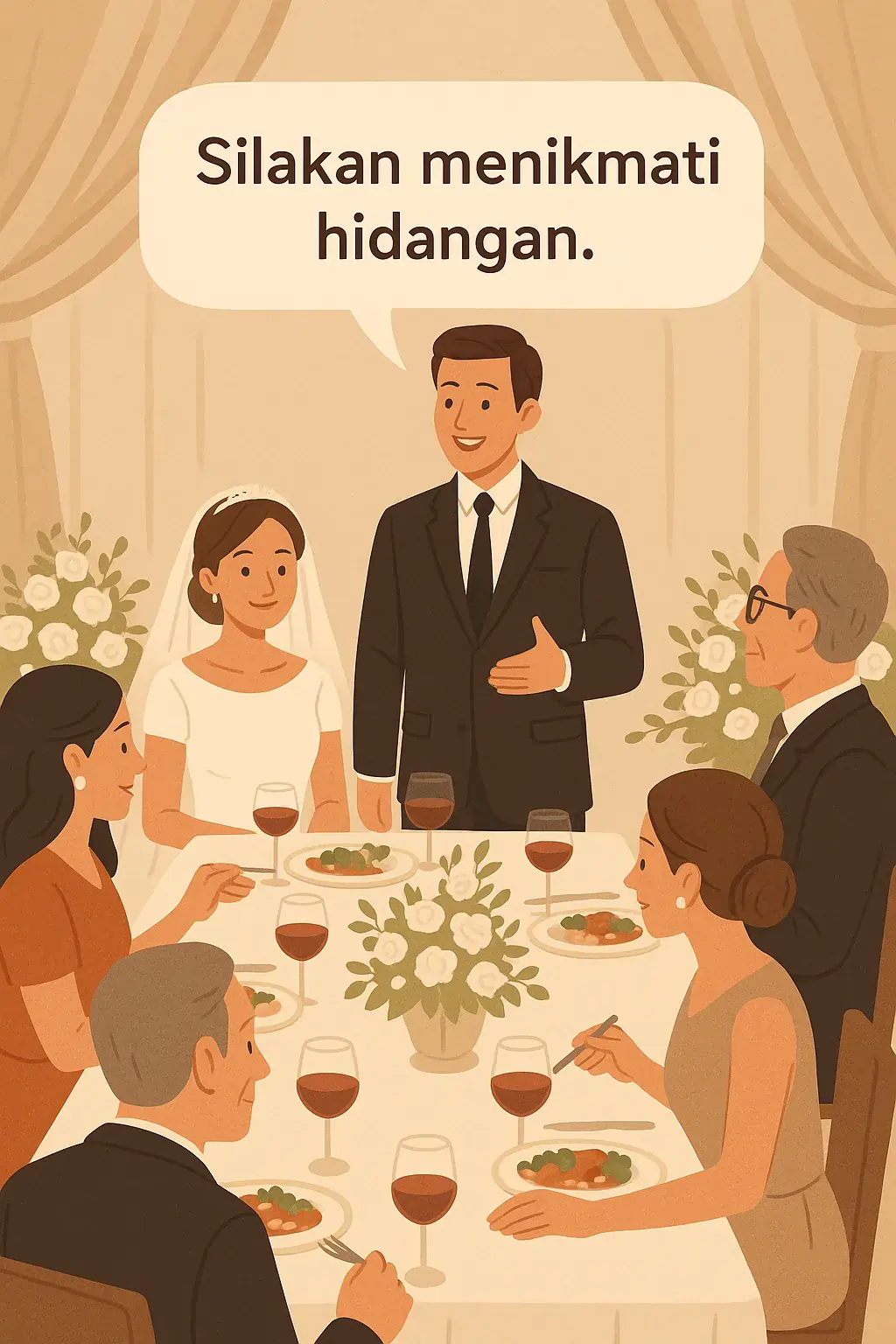 Pidato Mempersilahkan Makan