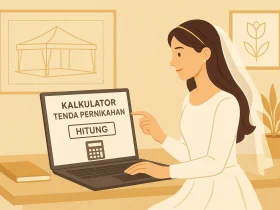 cara menghitung tenda pernikahan